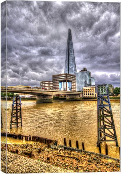 The Shard London skyline Canvas Print by David French