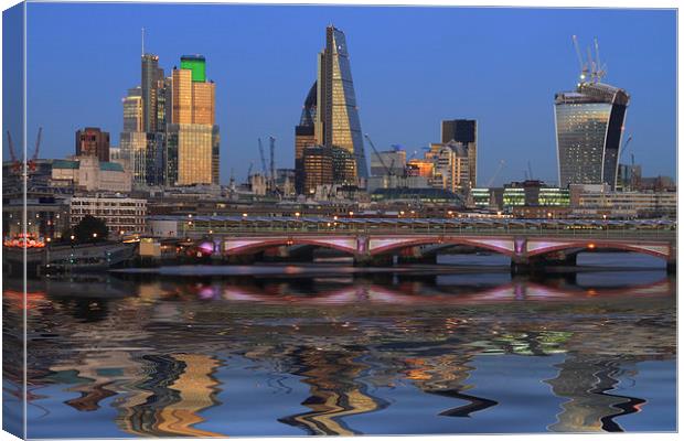 City of London Skyline Canvas Print by David French