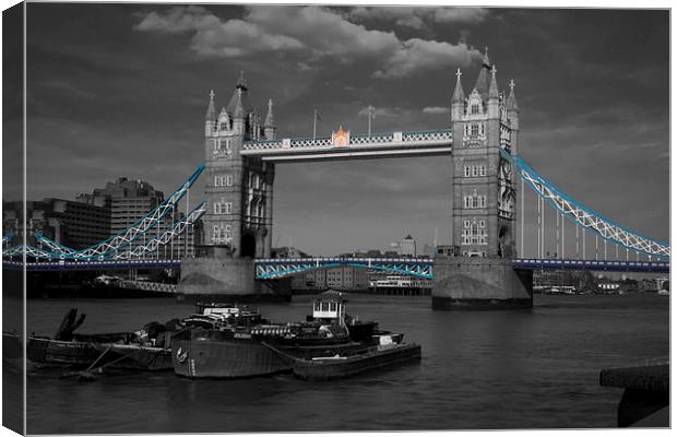 Tower  Bridge Thames London Canvas Print by David French