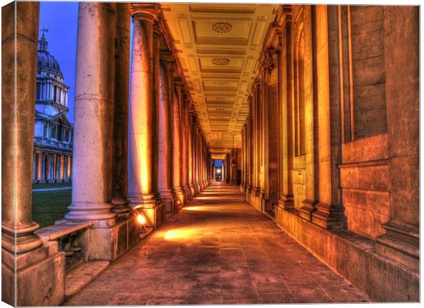 Greenwich Royal Naval College Canvas Print by David French