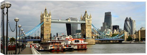Tower Bridge City of  London   Canvas Print by David French