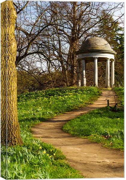 A Folly in Kew Canvas Print by David French
