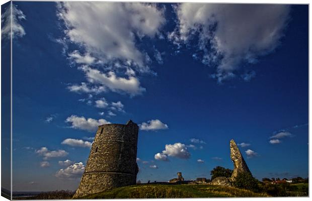 Hadleigh Castle Essex Canvas Print by David French