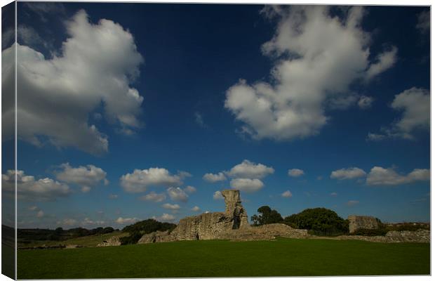 Hadleigh Castle Essex Canvas Print by David French