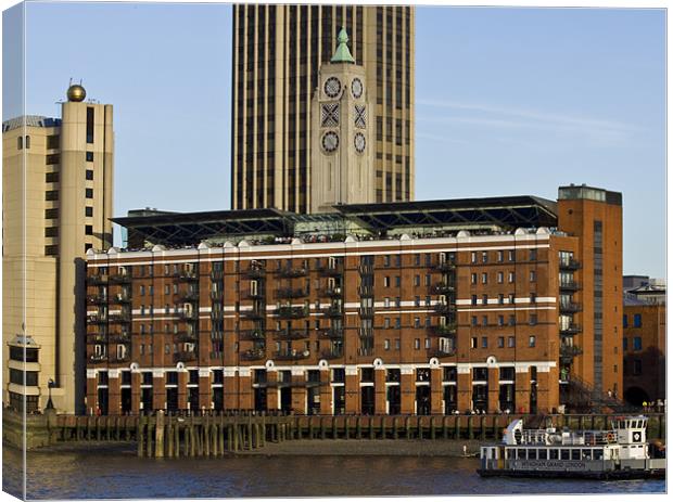 Oxo Tower Canvas Print by David French