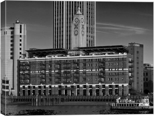 Oxo Tower Canvas Print by David French