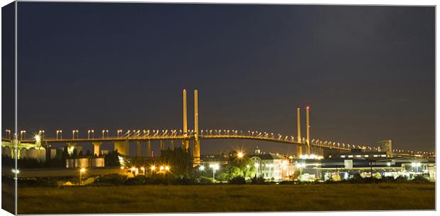 QE2 Bridge Canvas Print by David French