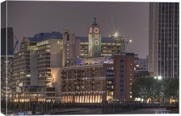 The Oxo Tower HDR version Canvas Print by David French