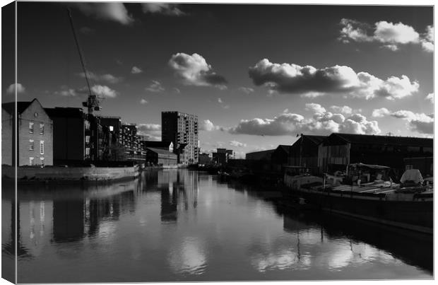 Barking Creek  River Roding Canvas Print by David French