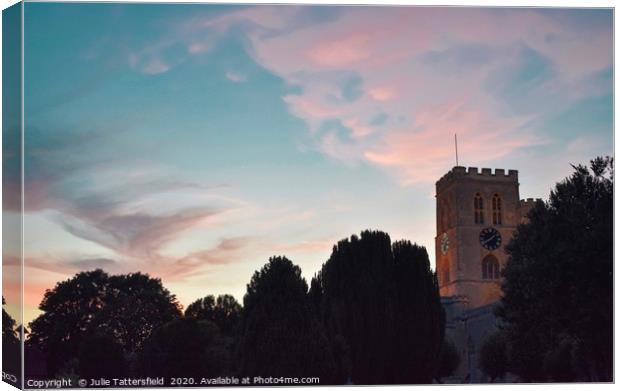 St. Mary's Church Canvas Print by Julie Tattersfield