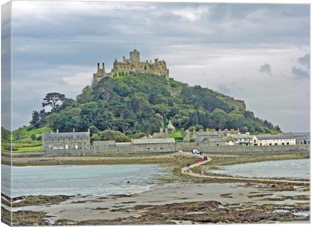 St Michael’s Mount, Cornwall Canvas Print by Laurence Tobin