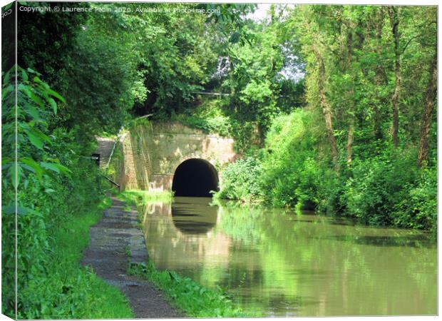 Shrewley Canal Tunnel, Warwickshire Canvas Print by Laurence Tobin