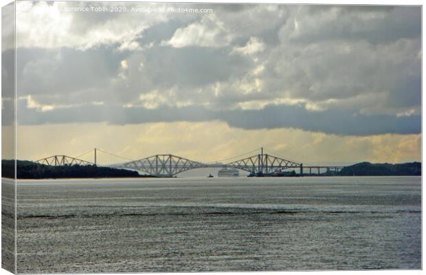 Firth of Forth Bridge Canvas Print by Laurence Tobin