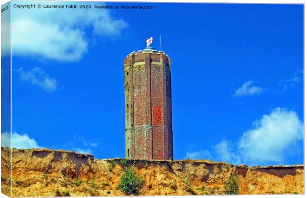 Walton-on-the-Naze Tower, Essex Canvas Print by Laurence Tobin