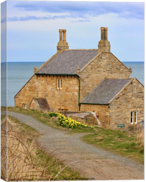 Bathing House Howick Canvas Print by David Thompson