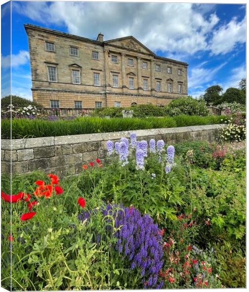 Howick Hall Northumberland  Canvas Print by David Thompson