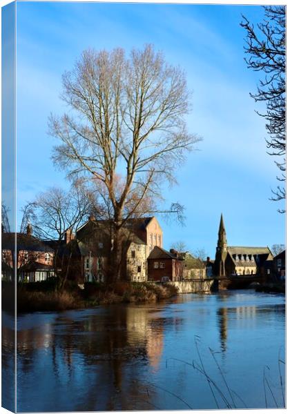 Morpeth St Georges Church Northumberland Canvas Print by David Thompson