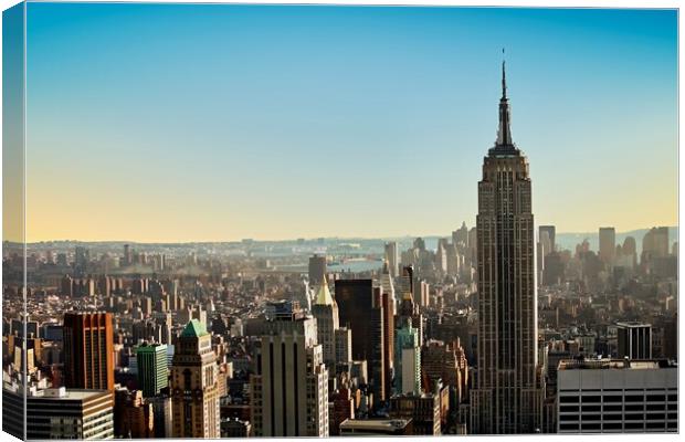 Empire State Building  Canvas Print by Philip Hawkins