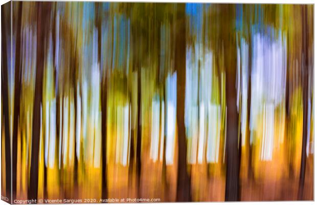 The unreal forest Canvas Print by Vicente Sargues