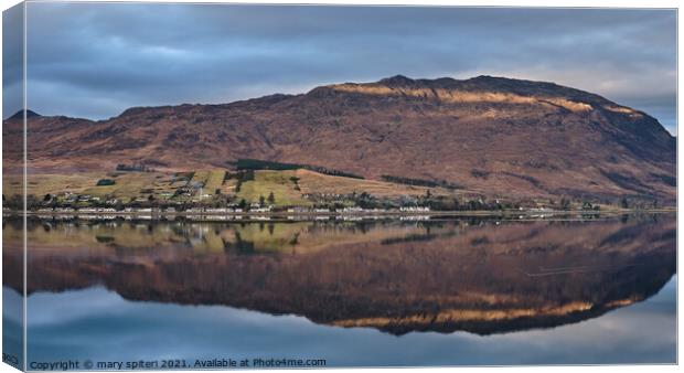 Lochcarron  , Scotlands Jewel Canvas Print by mary spiteri