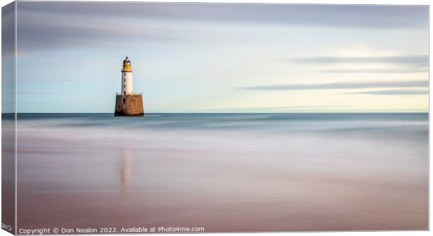 Majestic Rattray Head Lighthouse Canvas Print by Don Nealon