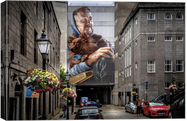Majestic Mural in Aberdeen Canvas Print by Don Nealon