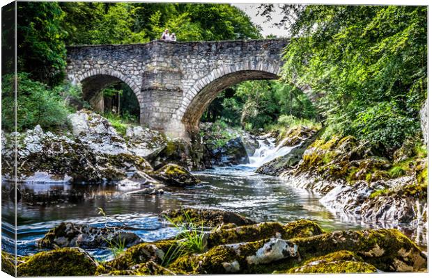 The stunning Falls of Feugh Canvas Print by Don Nealon