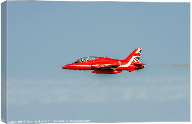 Red Arrow Canvas Print by Don Nealon