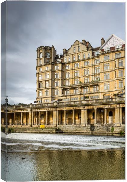 Bath in Somerset Canvas Print by Pete Evans