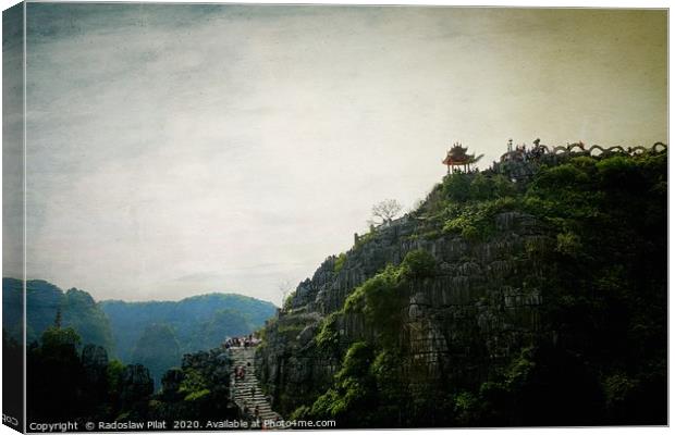 Walk and reach the sky Canvas Print by Radoslaw Pilat