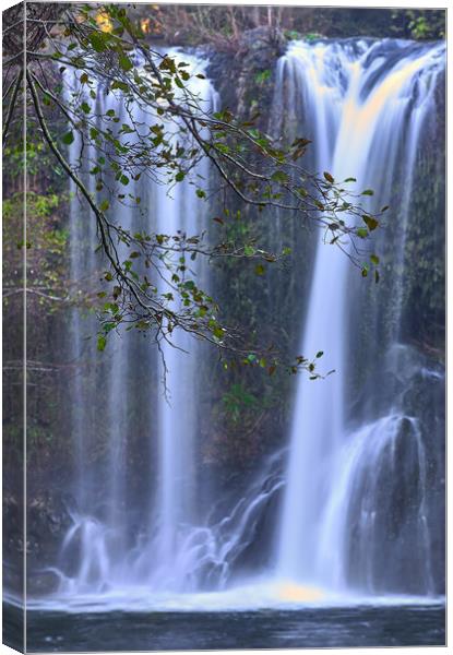 Big waterfall in Spain Canvas Print by Arpad Radoczy