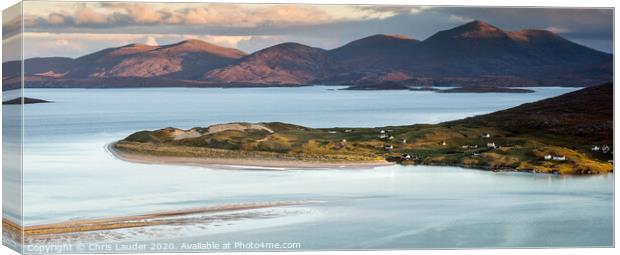 Luskentyre from Carran Canvas Print by Chris Lauder