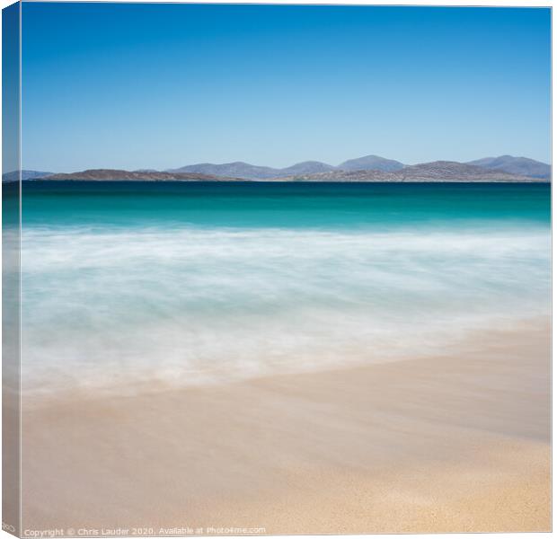 Scarista blues Canvas Print by Chris Lauder