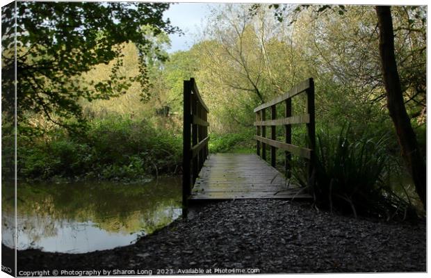 The Lady Bridge of Dibbinsdale Canvas Print by Photography by Sharon Long 