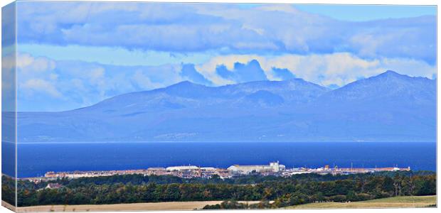 Troon Ayrshire and Arran Canvas Print by Allan Durward Photography