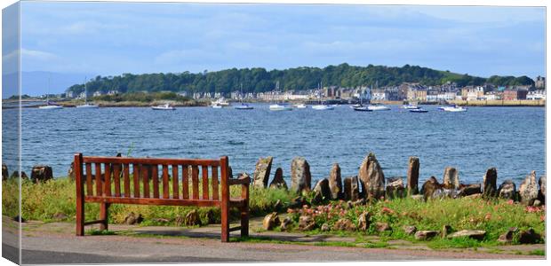 Millport on the Firth of Clyde Canvas Print by Allan Durward Photography