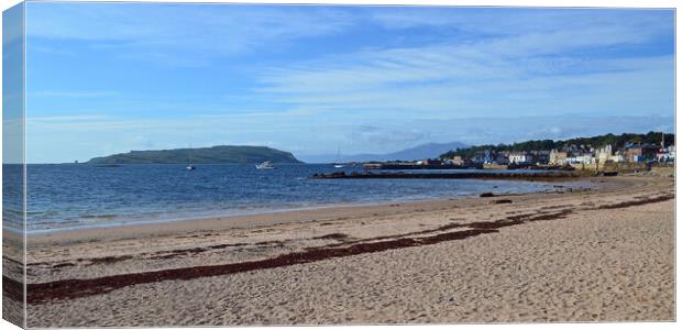 Millport-doon the shore Canvas Print by Allan Durward Photography