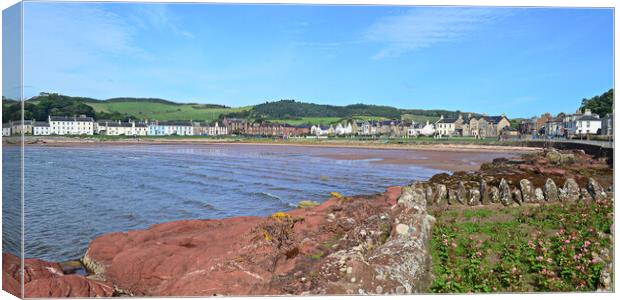 Millport, a view of Kames bay Canvas Print by Allan Durward Photography