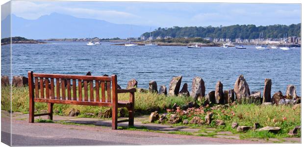 Millport, a Clyde resort Canvas Print by Allan Durward Photography