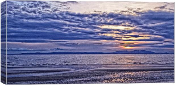 Artistic view of Isle of Arran Canvas Print by Allan Durward Photography