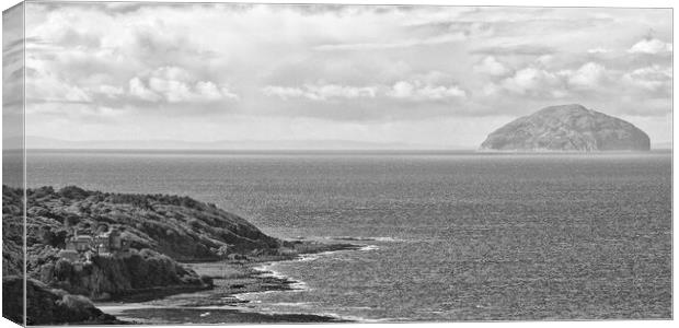 Culzean Castle and Ailsa Craig Canvas Print by Allan Durward Photography