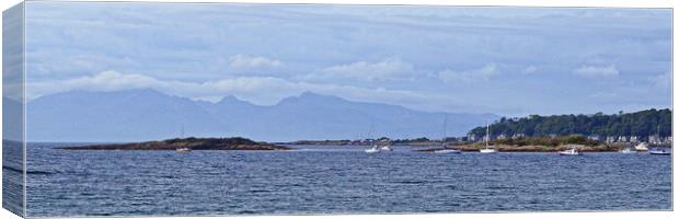 Millport seascape, Firth of Clyde, Scotland Canvas Print by Allan Durward Photography