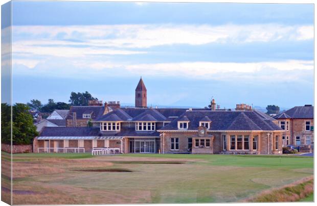 Prestwick GC clubhouse Canvas Print by Allan Durward Photography