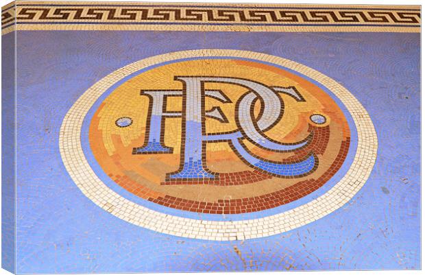 Rangers Football Club crest mosaic Canvas Print by Allan Durward Photography