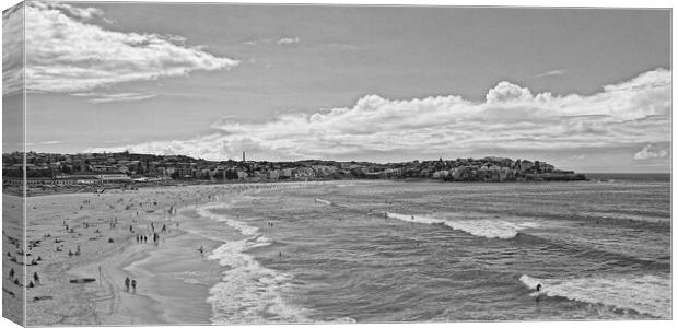 Bondi beach, Sydney, Australia Canvas Print by Allan Durward Photography