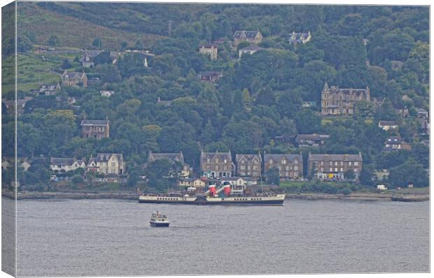 PS Waverley at Kilcreggan, Argyll Canvas Print by Allan Durward Photography