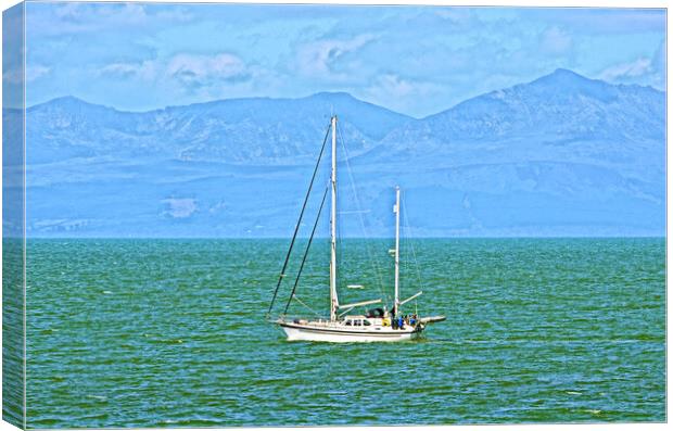 The green seas of the??? Firth of Clyde Canvas Print by Allan Durward Photography