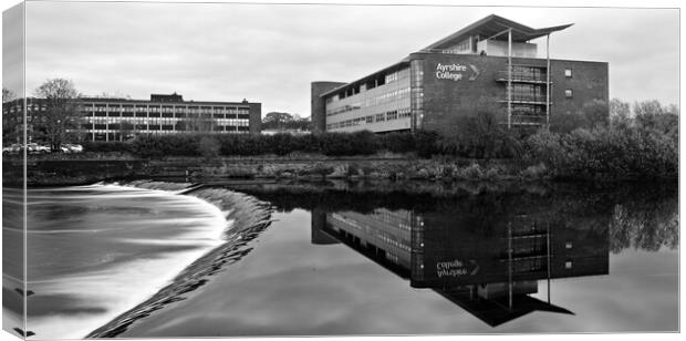 Ayrshire college, Ayr, Scotland Canvas Print by Allan Durward Photography