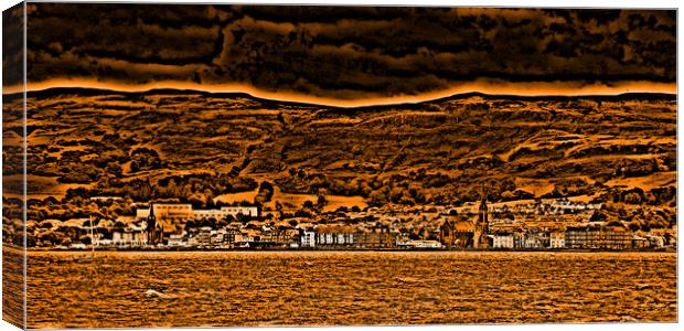 Largs, Scotland (abstract) Canvas Print by Allan Durward Photography