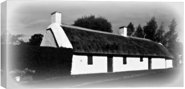 Burns Cottage, Alloway, Ayr Canvas Print by Allan Durward Photography